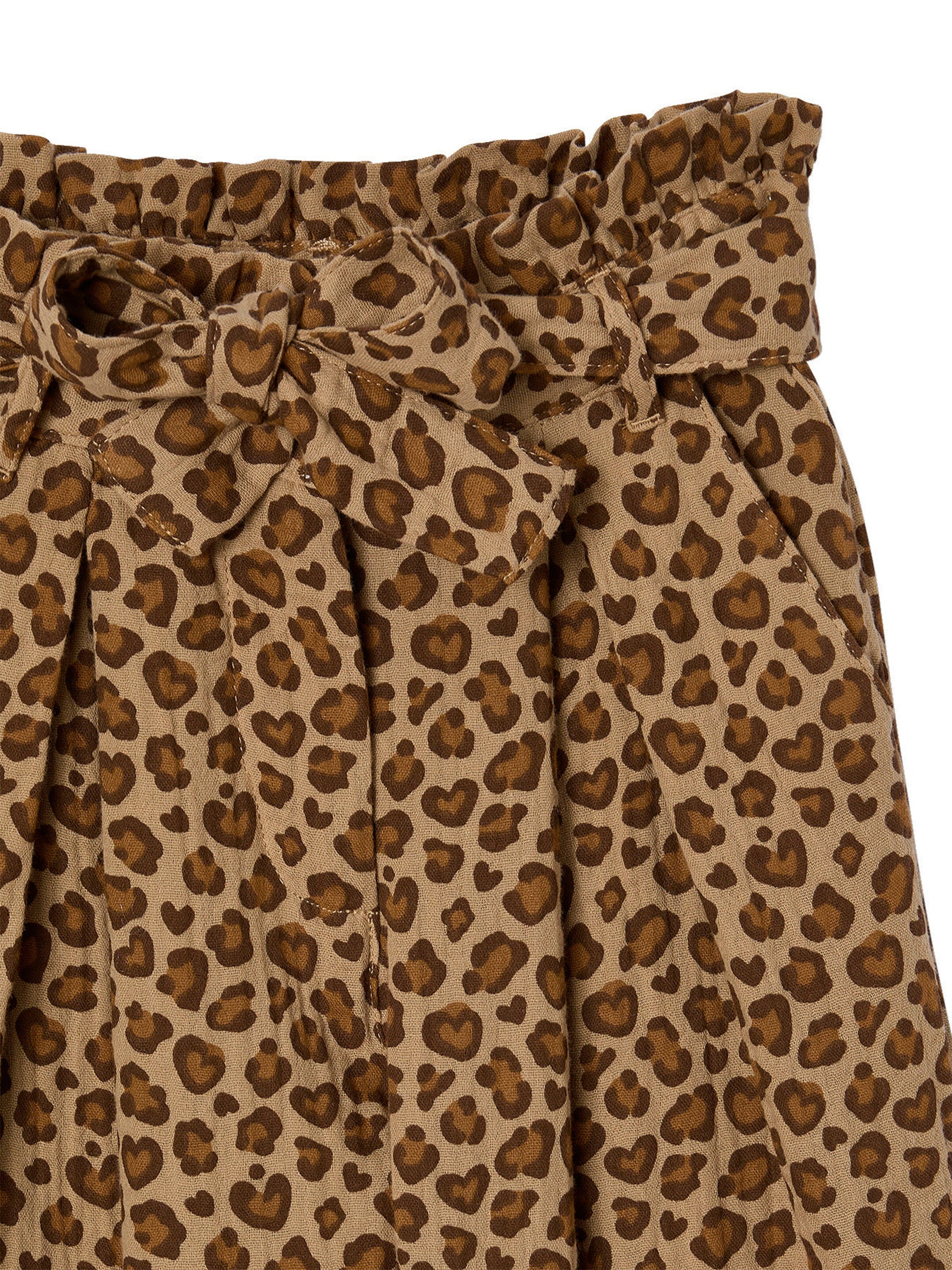 Vertbaudet Mädchen Paperbag-Hose, 7/8 beige