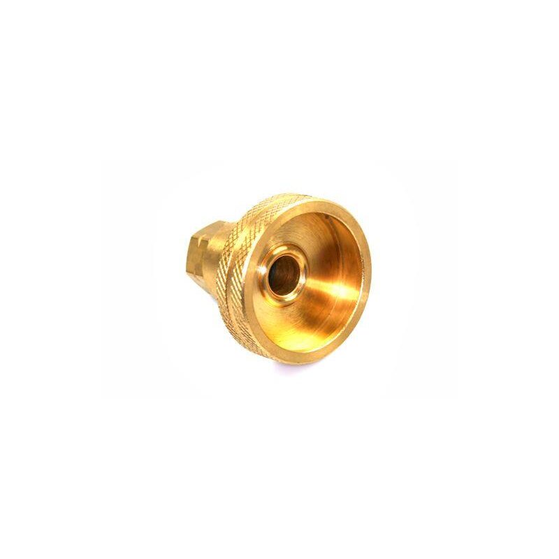 DISH LPG Adapter, Gasflaschen Adapter zum Befüllen von 4kg Gasflaschen - G 3/8 L
