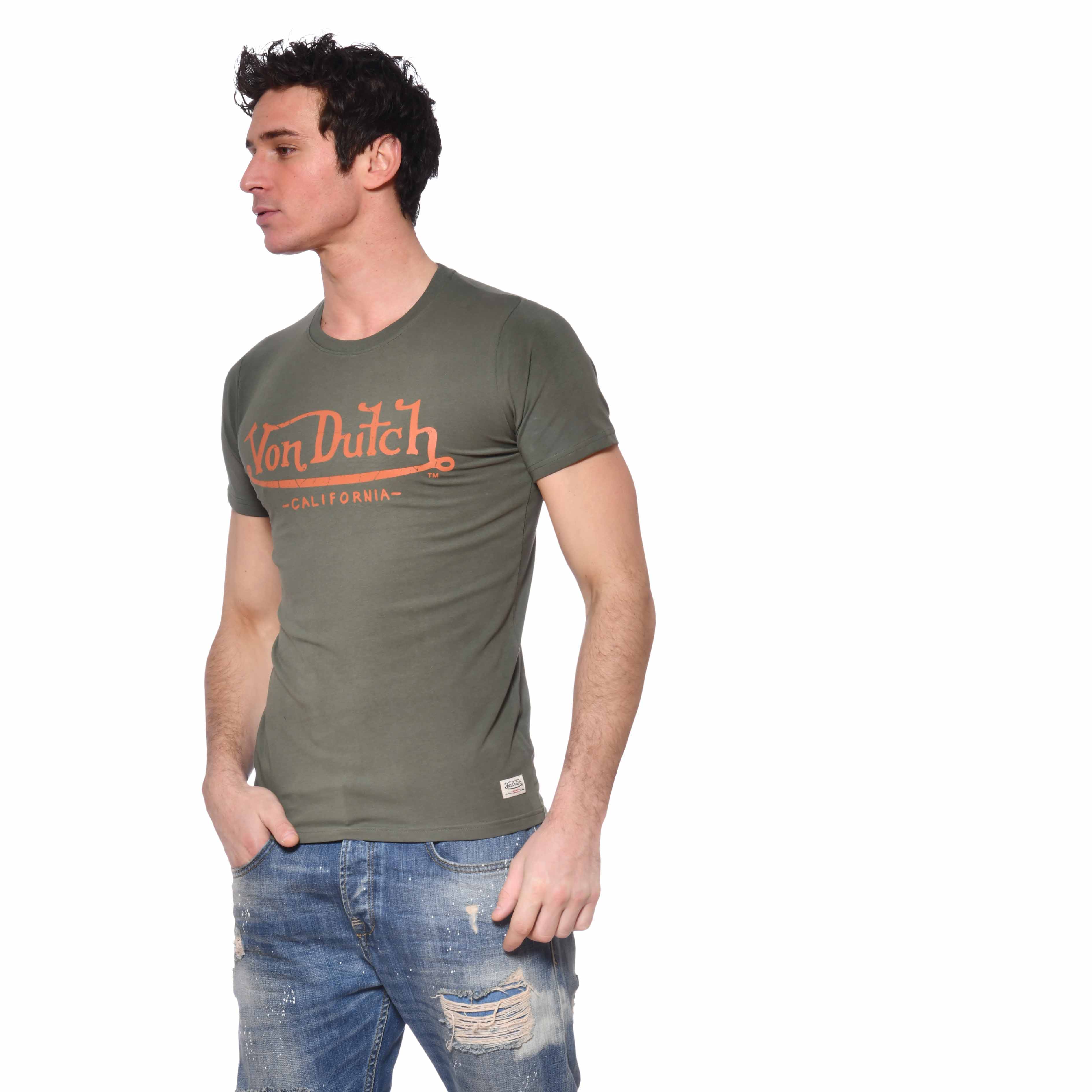 Von dutch - T-shirt Life Kaki