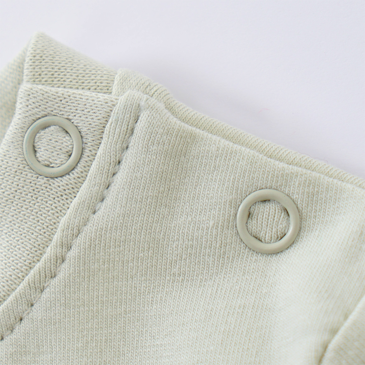 Topomini Newborn Langarmshirt mit Frühstücks-Print mintgrün