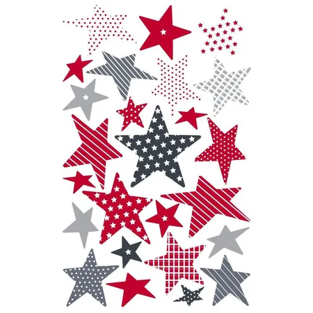 Avery Zweckform Z-Design 52889, Weihnachtssticker, Sterne, 25 Aufkleber