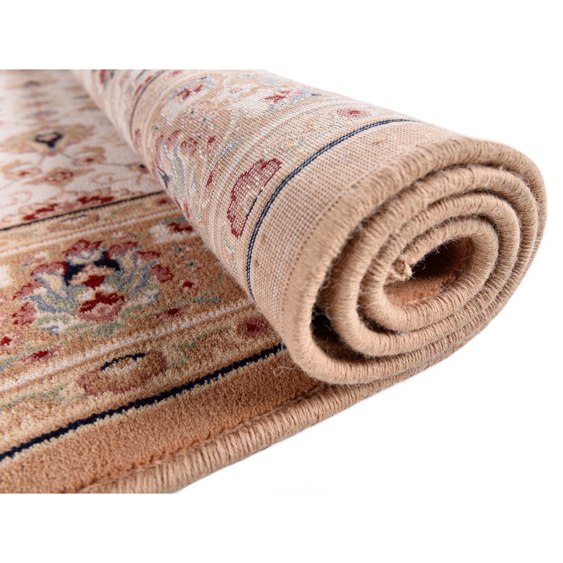 Orient-Teppich DOLNA - beige - Schurwolle - 50x80 cm