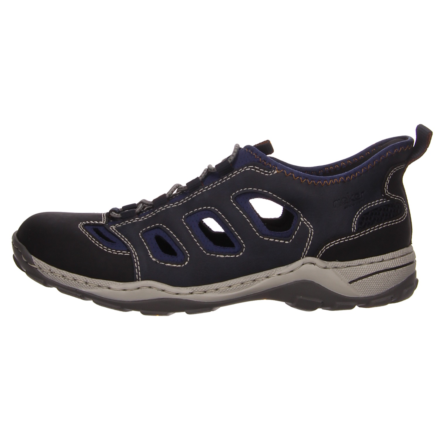 Rieker Slipper blau blau
