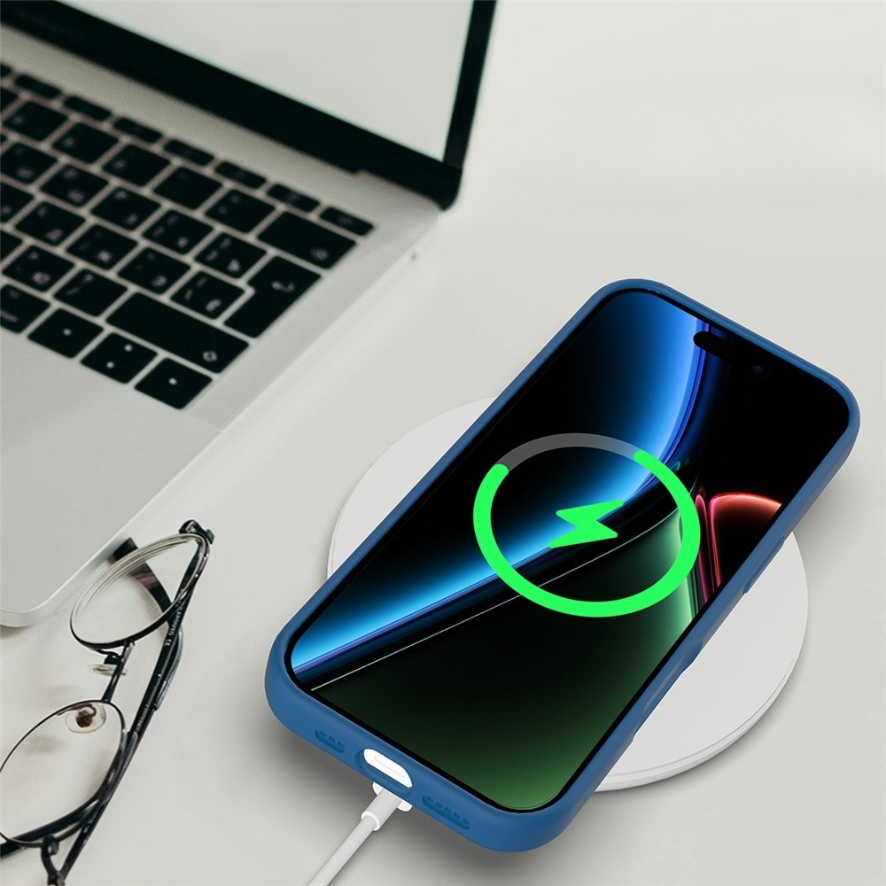 iPhone 17 Silikon Case Hülle - Blau