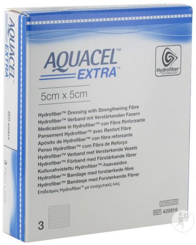 Aquacel Extra 5x5cm 3 Pièces