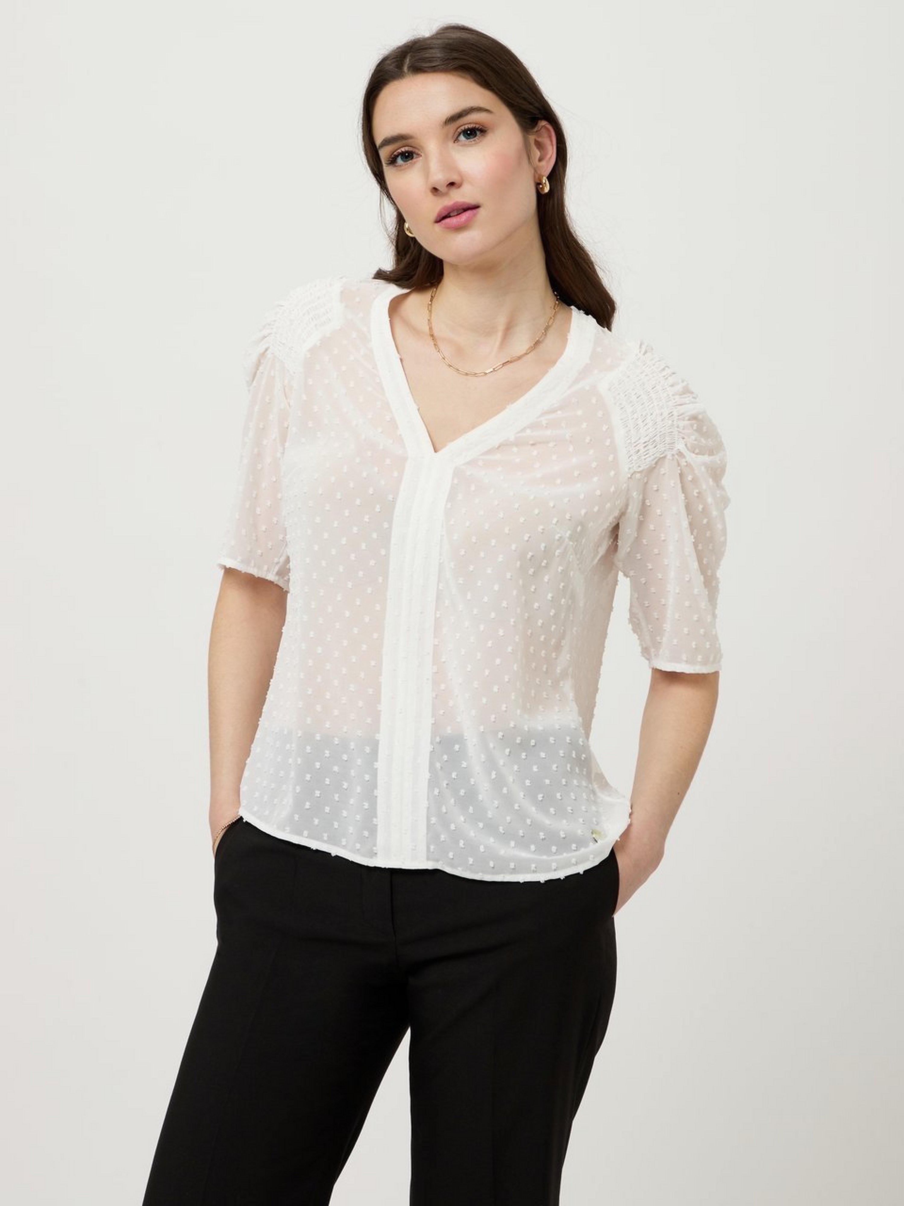 Bluse mit 1/2-Arm