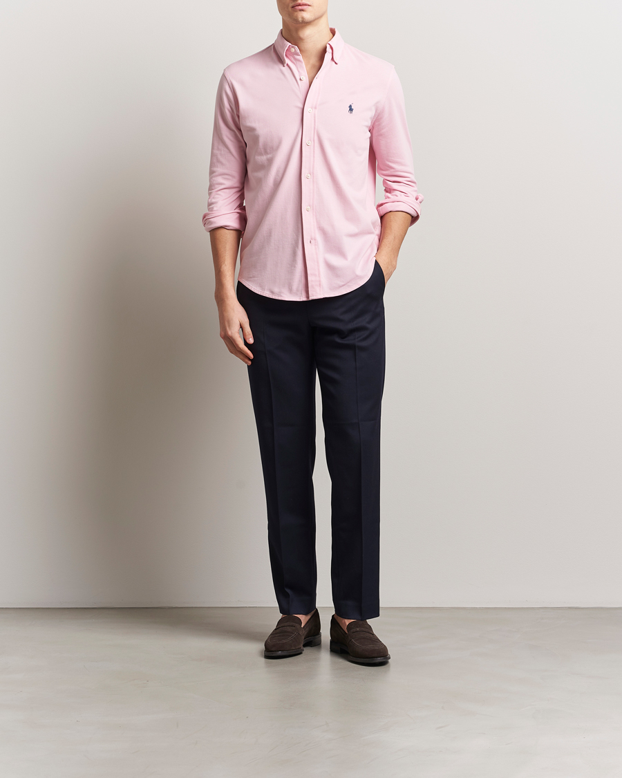 Polo Ralph Lauren Featherweight Mesh Shirt Garden Pink