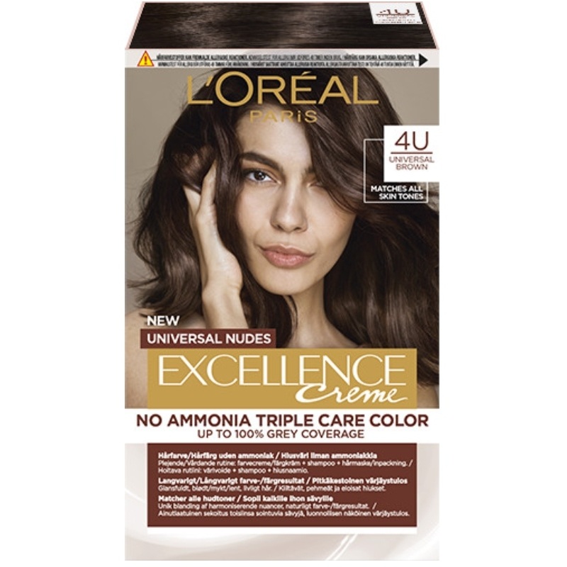 L'Oréal Paris Excellence Universal Nudes 192 ml - 4U Brown