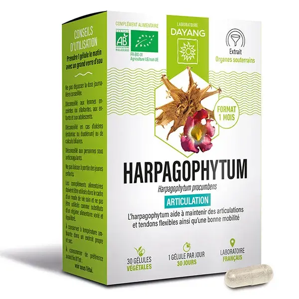 Dayang Harpagophytum Orgânico 30 cápsulas