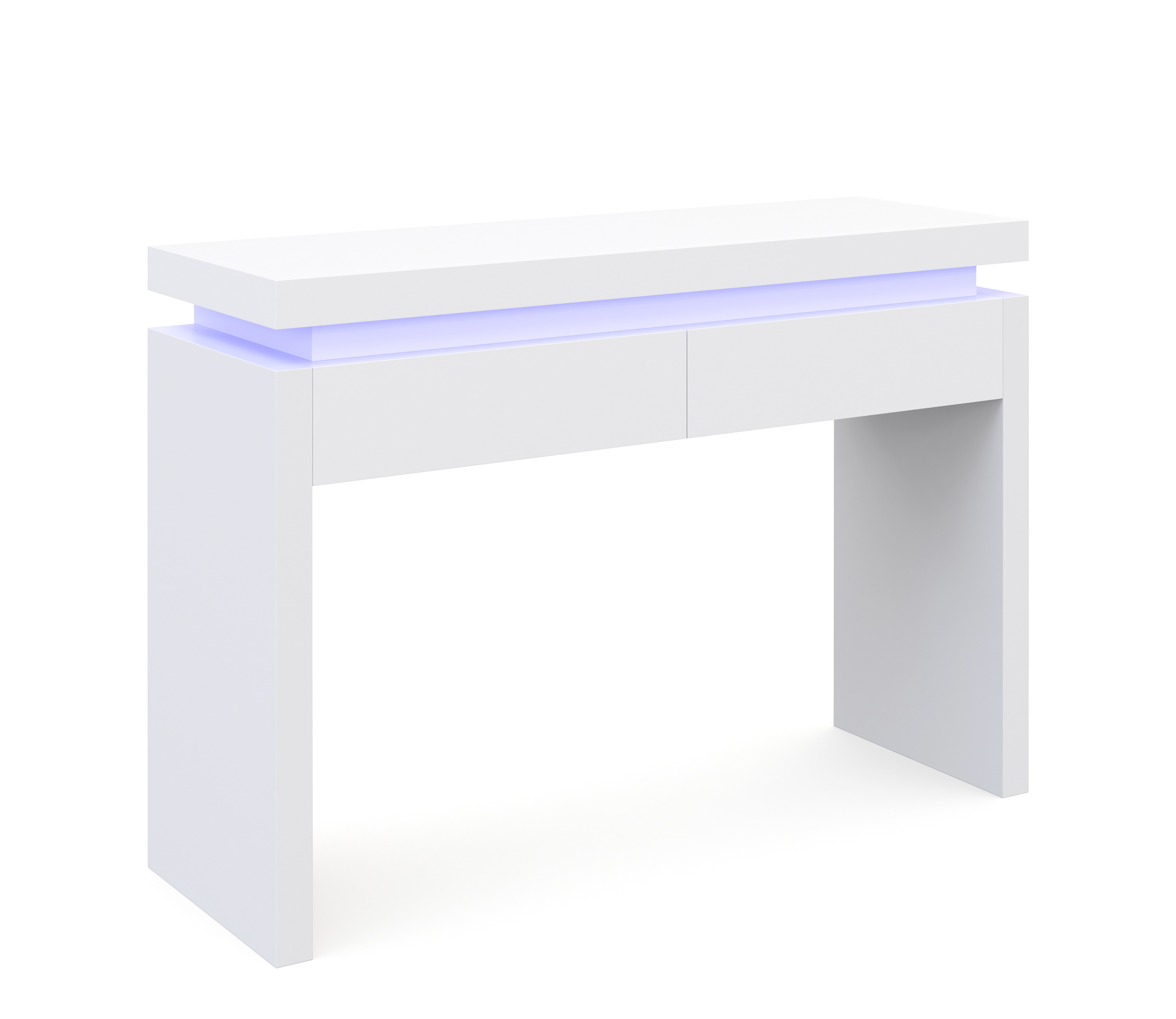 Konsolentisch LED FRANCO 120 x 83 cm weiss