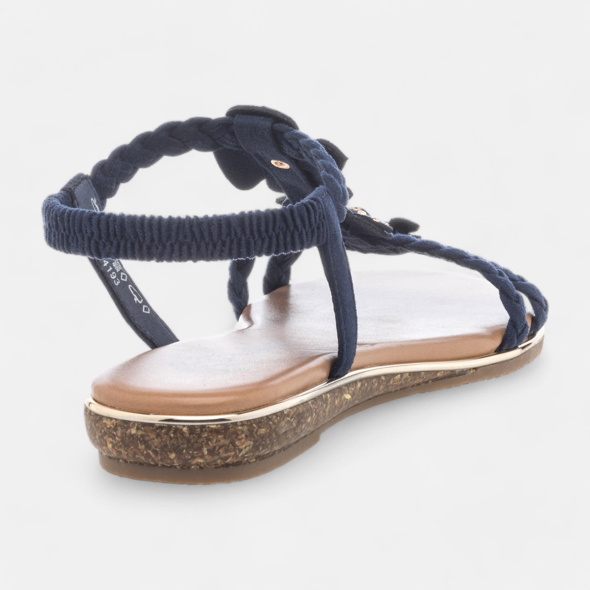 Nu-pieds Femme bleu marine