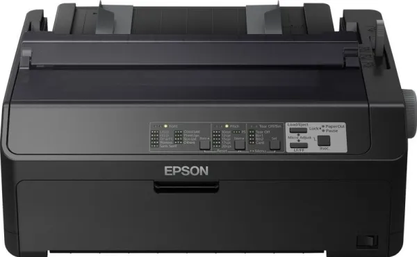 Epson LQ 590II - Printer - S/H - dot-matrix - Rulle (21,6 cm), JIS B4, 254 mm (bredde) - 360 x 180 dpi - 24 pin - op til 584 tegn/sek. - parallel, USB 2.0