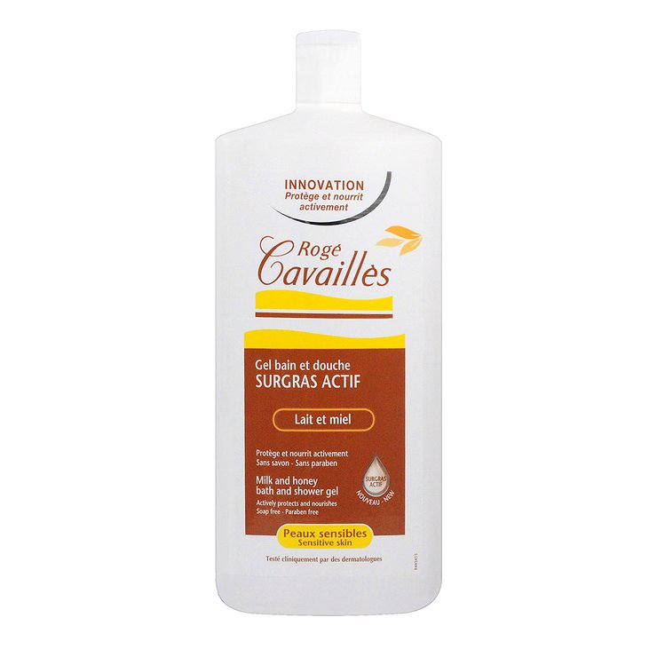 Gel bain & douche lait et miel 750ml