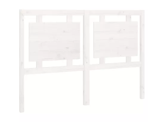 Tête de lit Blanc 140,5x4x100 cm Bois massif de pin
