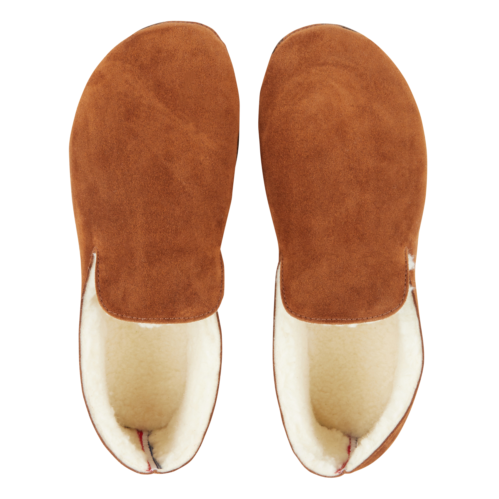 COCO - Chaussons en cuir fourrés | Marron