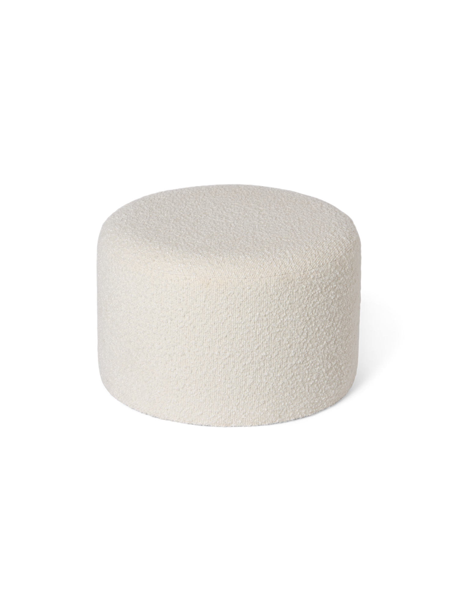 Puf | MDF/polyester/polyuretan. Ø39 x 25 cm. | Rose