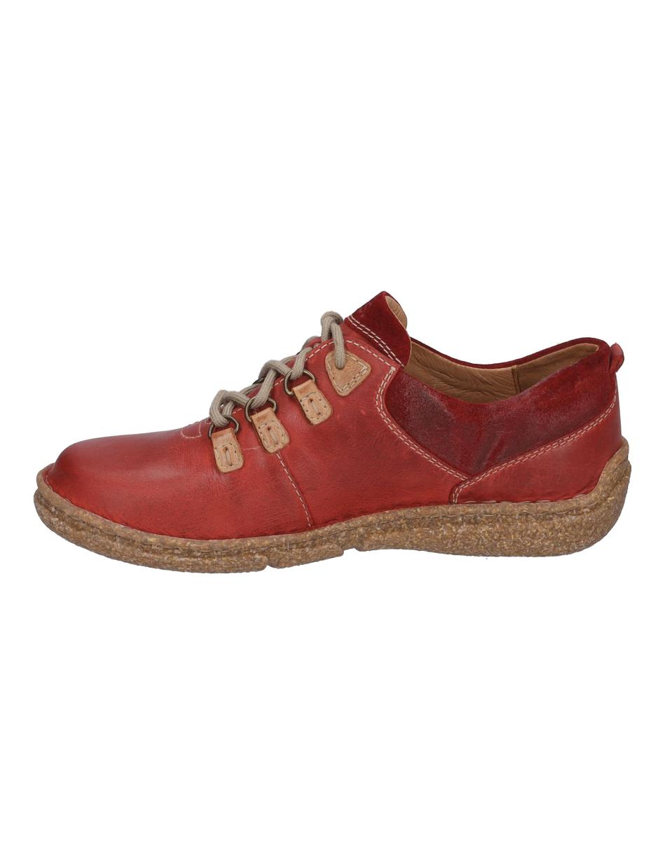 Halbschuh Neele 58, rot-kombi