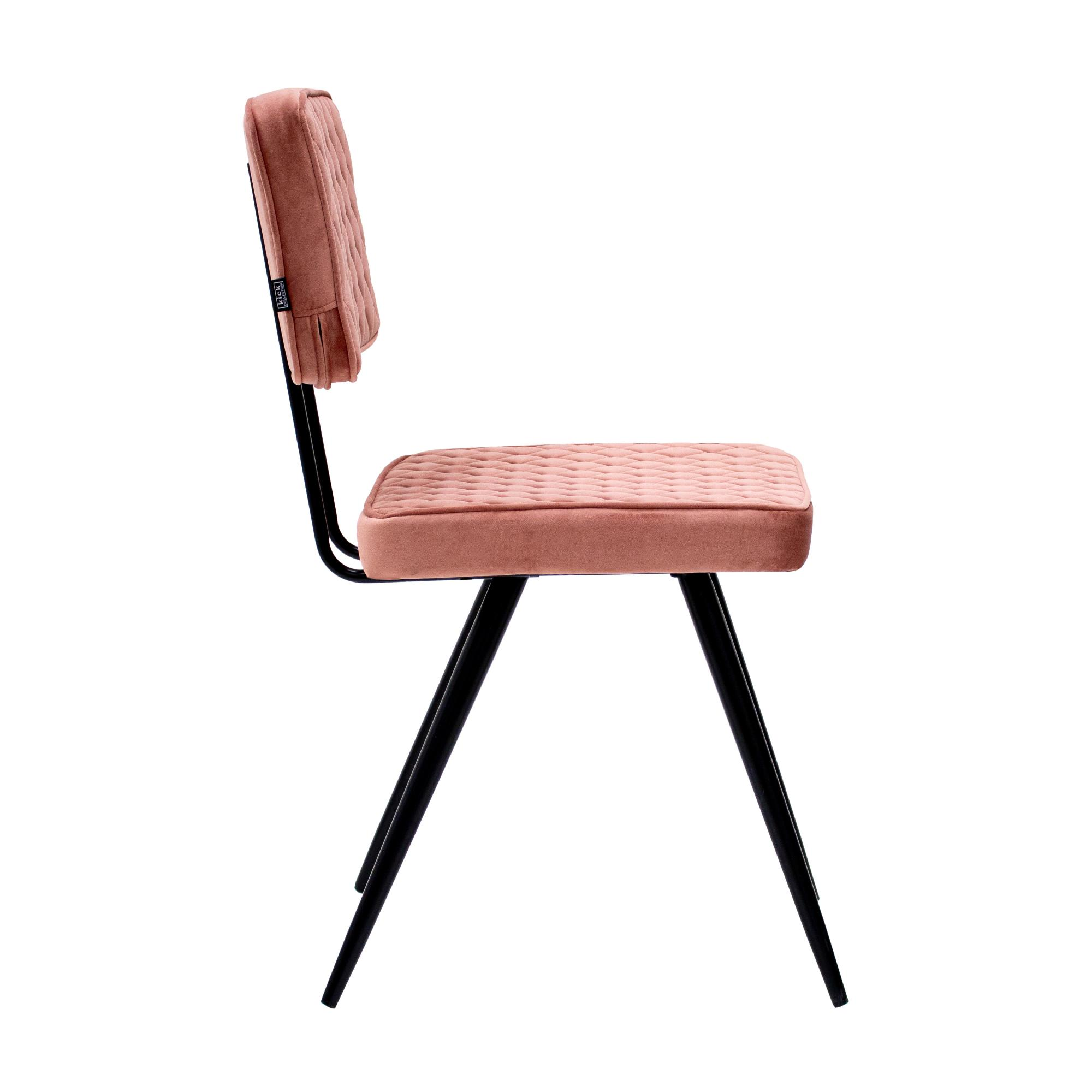 Kick eetkamerstoel Toby - roze