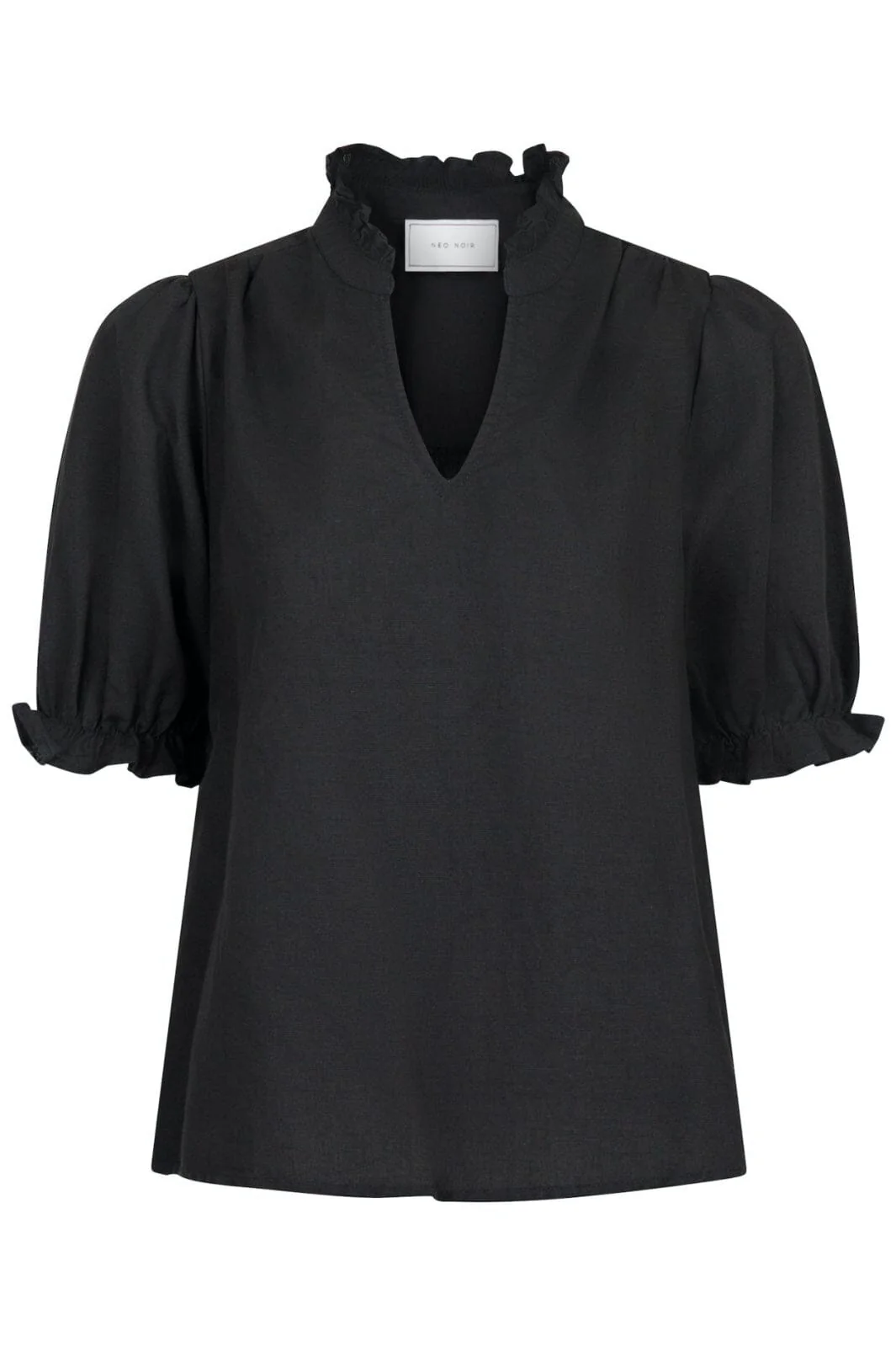 Neo Noir Odesa Linen Blouse black