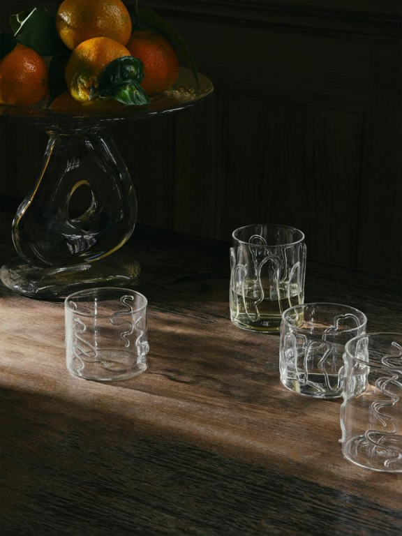 Ferm Living Doodle glas tall set van 2
