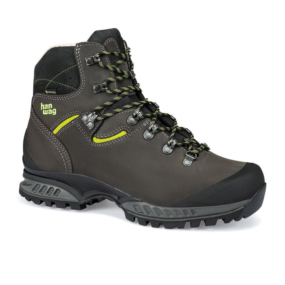 Hanwag TATRA II GTX - Chaussures trekking Homme asphalt/yellow