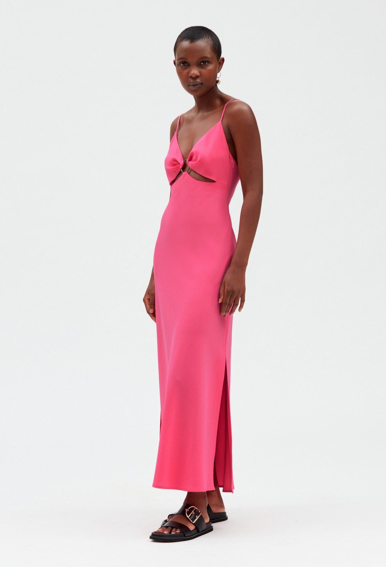 Robe longue anneau