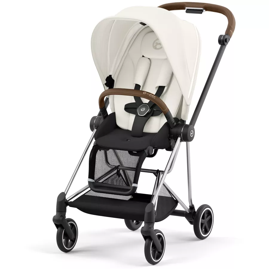 cybex PLATINUM Kombikinderwagen New Mios Chrome Brown Off White