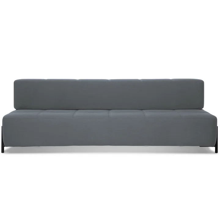 Northern - Daybe Schlafsofa mit Armlehnen, schwarz / grau (Brusvik 05)