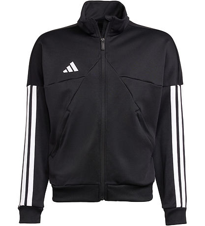 adidas Performance Cardigan - J HOT T-TOP - Schwarz/Weiß