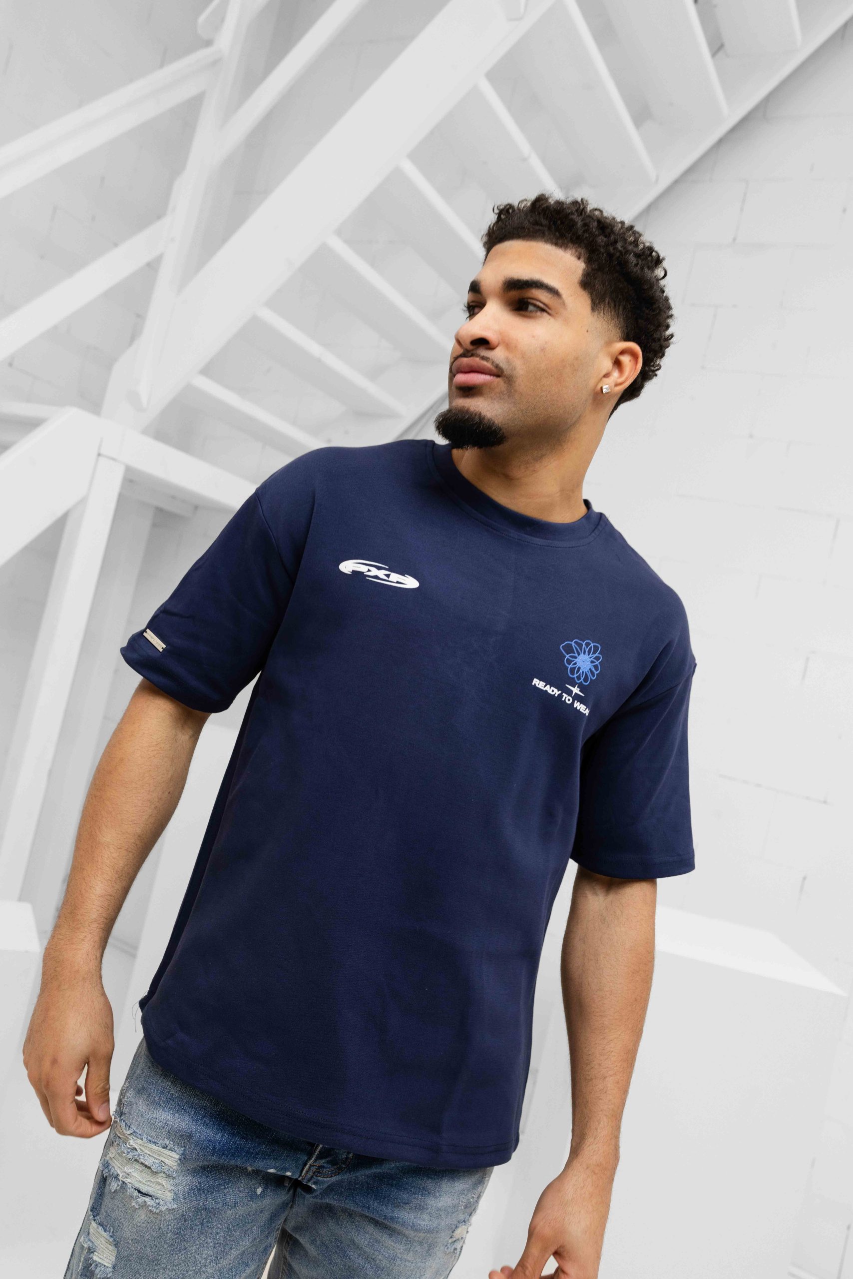 Project X Paris Ready To Wear T-Shirt Heren Donkerblauw