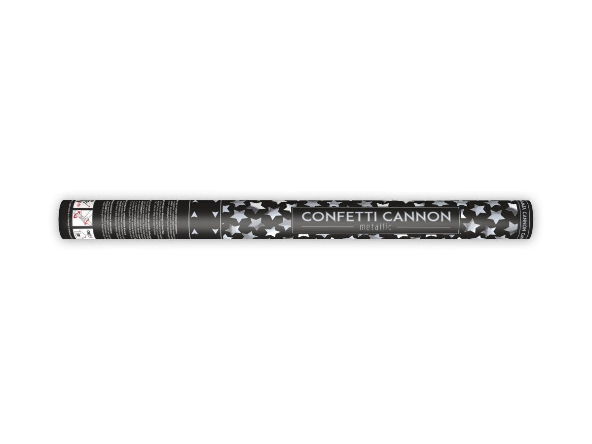 Confetti Kanon Sterren Zilver 60cm