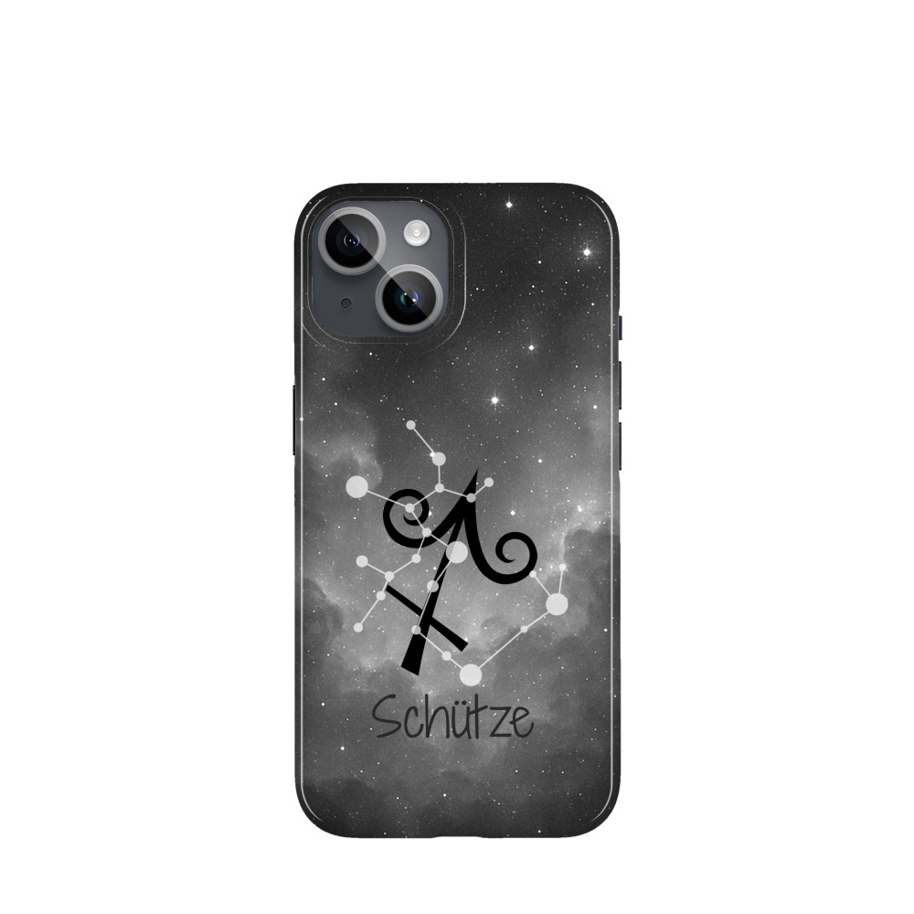 iPhone 14 Kunststoff Hülle Schütze 4 - Grau