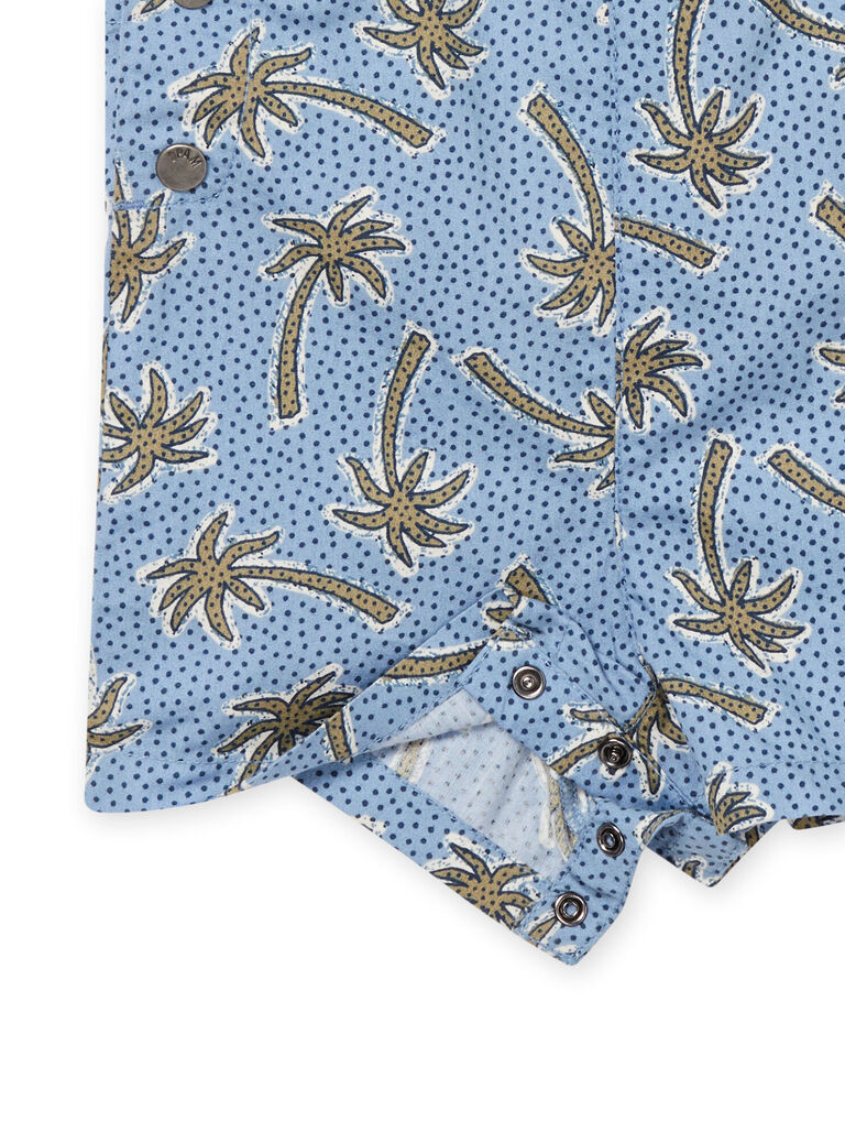 Ensemble vert pistache et bleu bébé garçon