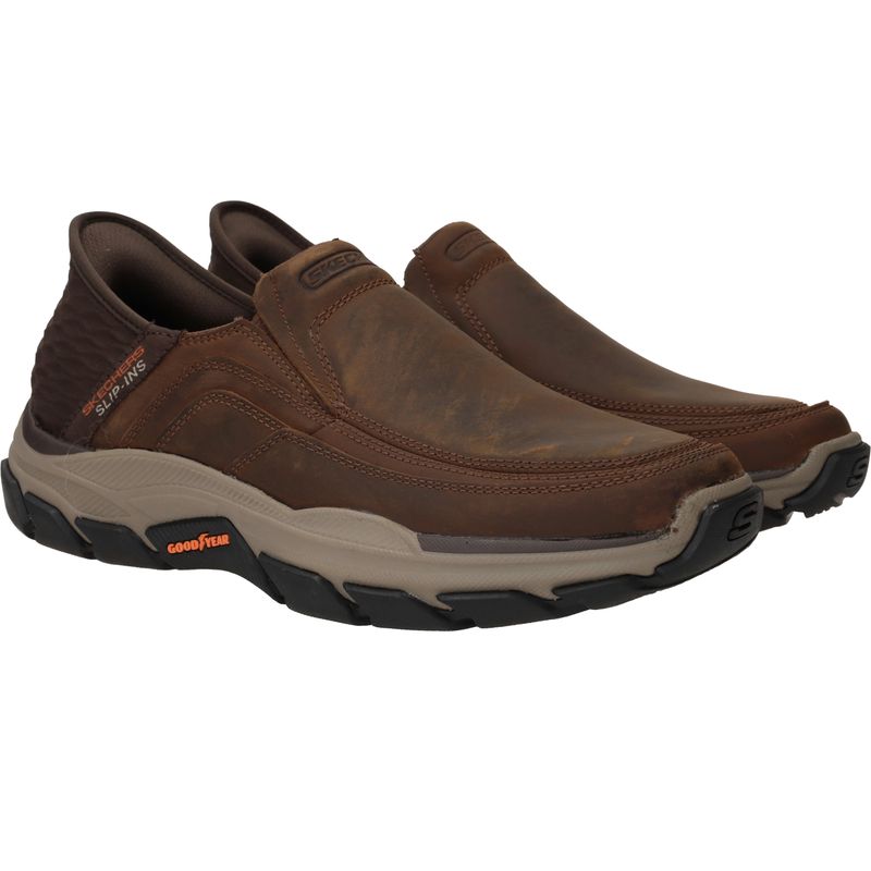 Skechers Hands Free Slip-ins RF Respected Instappers Bruin Heren