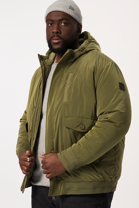 STHUGE Bomberjacke, Kapuze, 2-Wege-Taschen, bis 8 XL