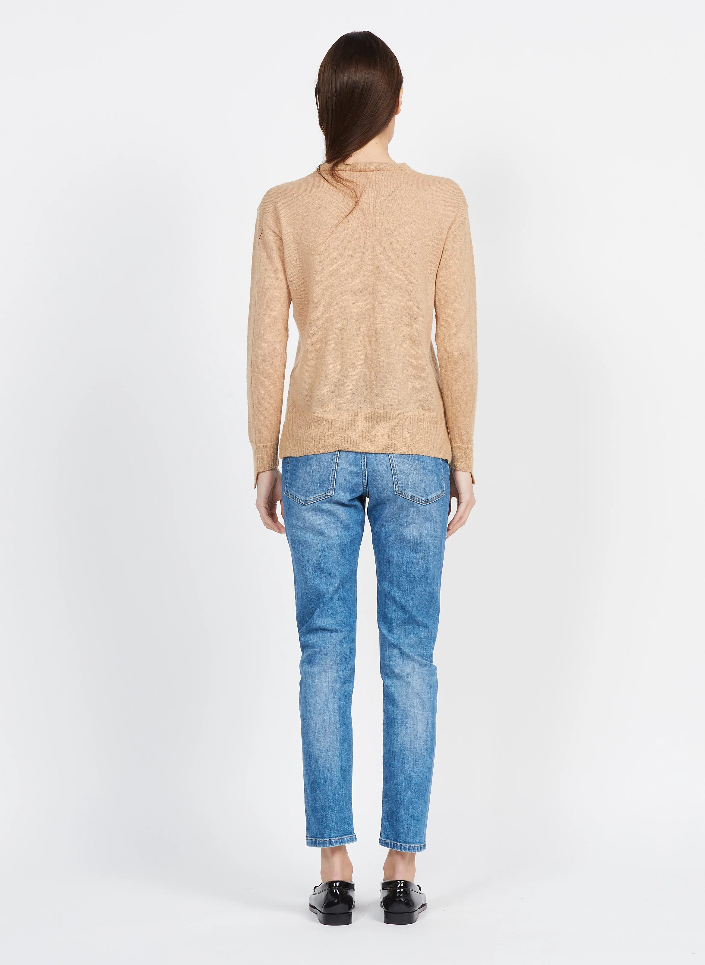 FATA - Pull col rond fin | Doré