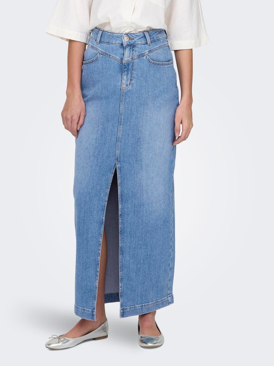 ONLMYLAH Jeansrock Light Blue Denim