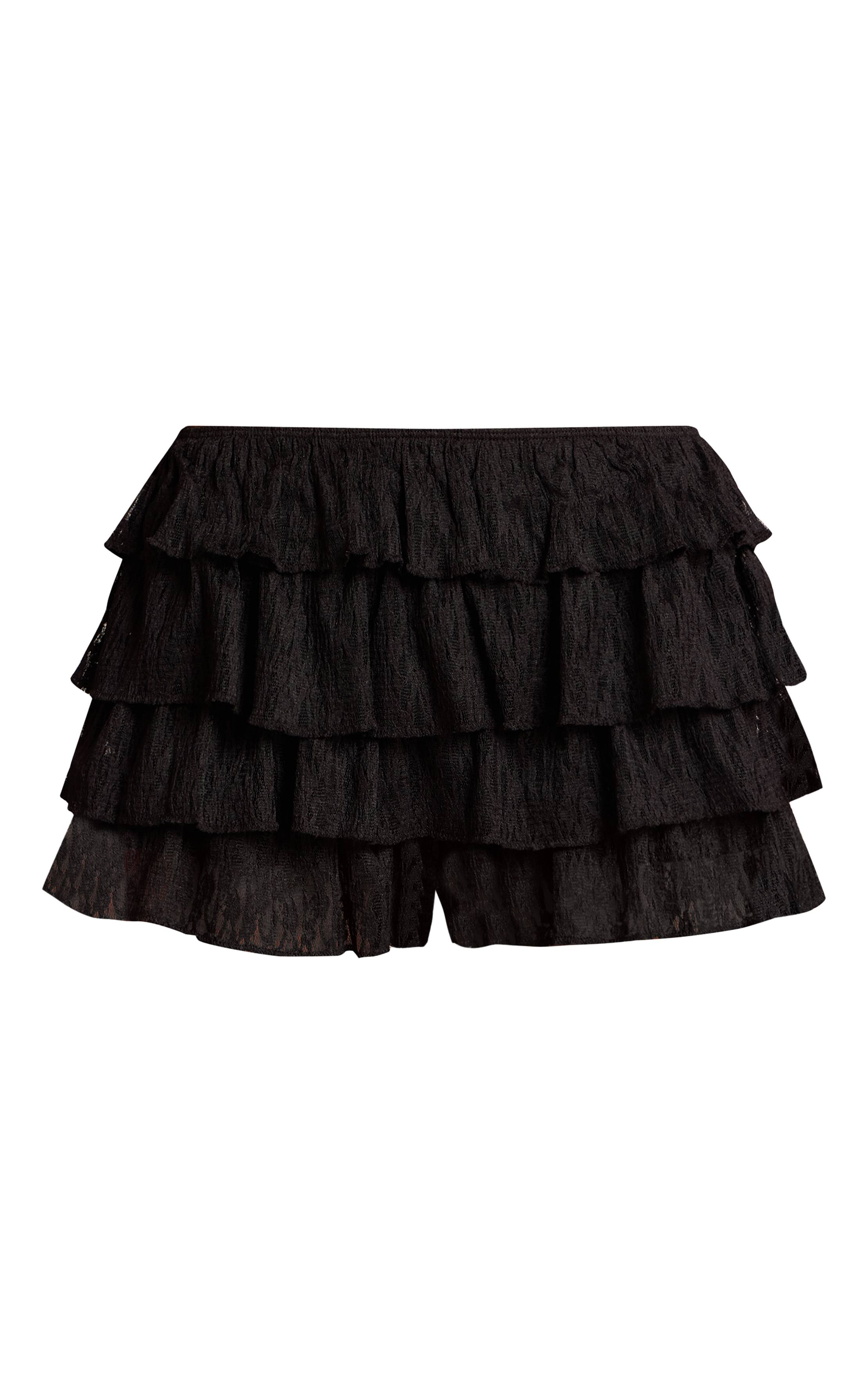 Noir Bloomer En Dentelle