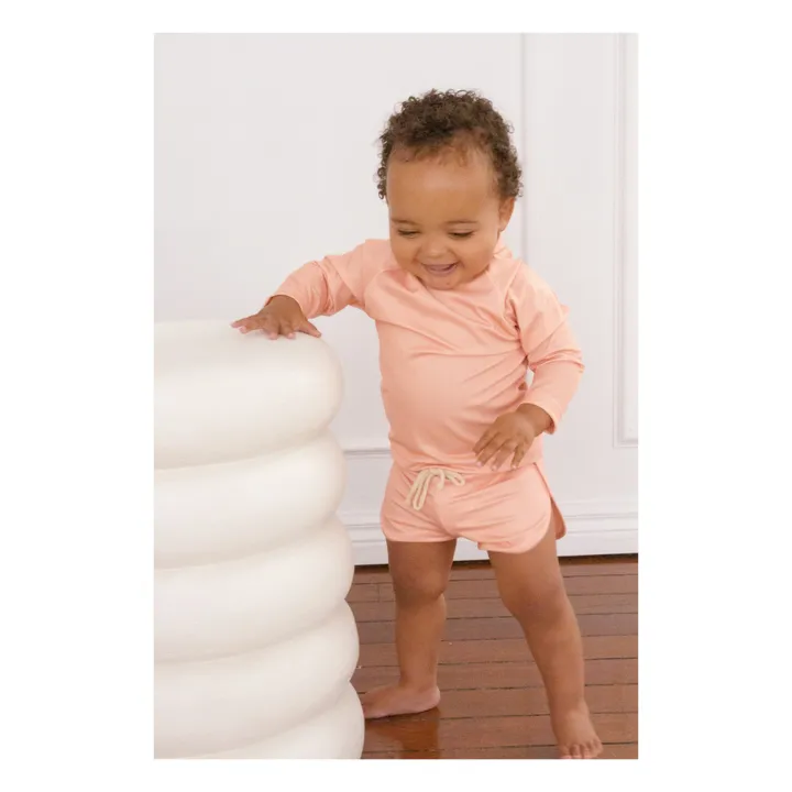 Ina Swim Short de bain Matière Recyclée Mesa  | Abricot