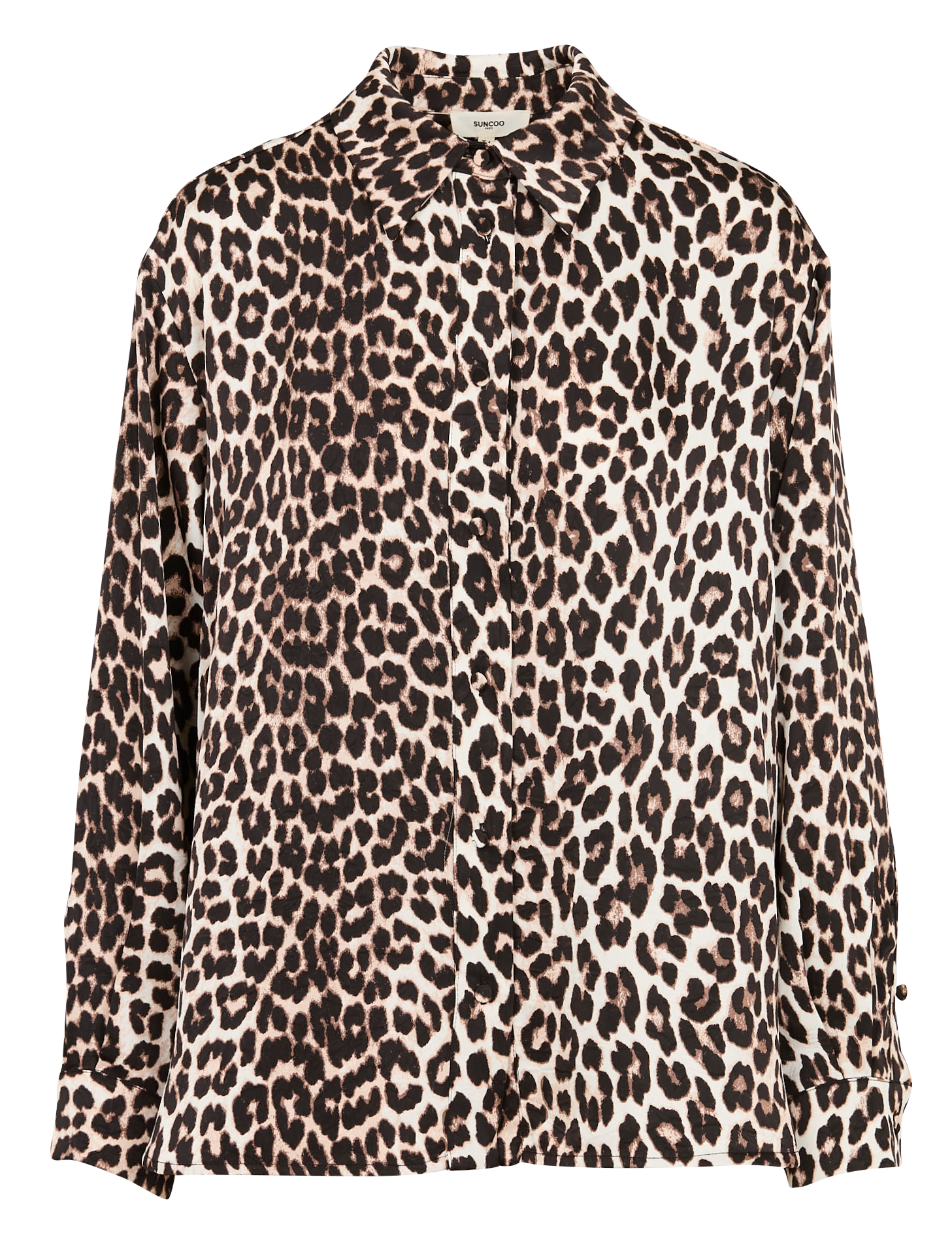 LATOYA - Chemise ample à col classique| Beige