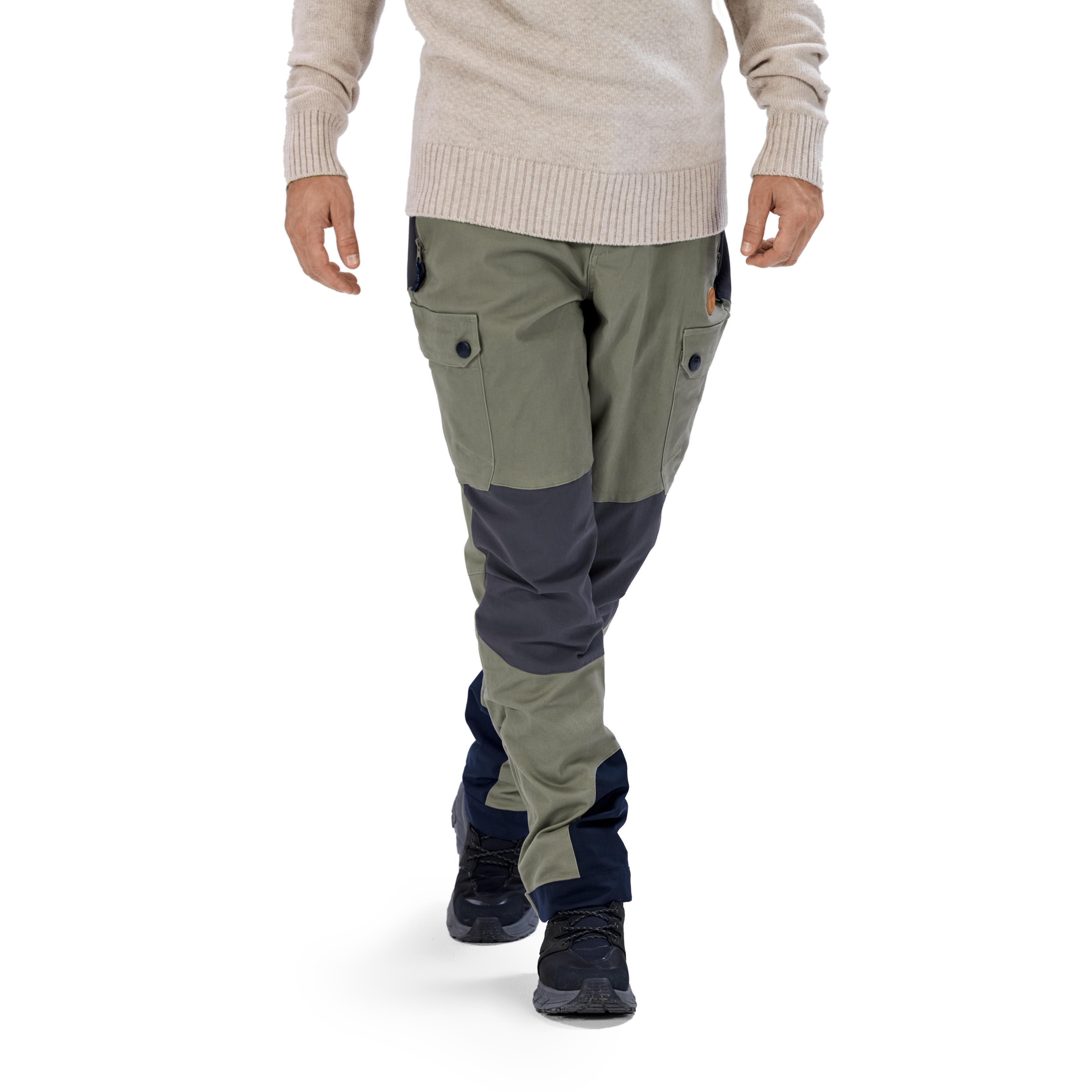 Tufte Hazel Hiking Pants Vetiver Gray Pinstripe