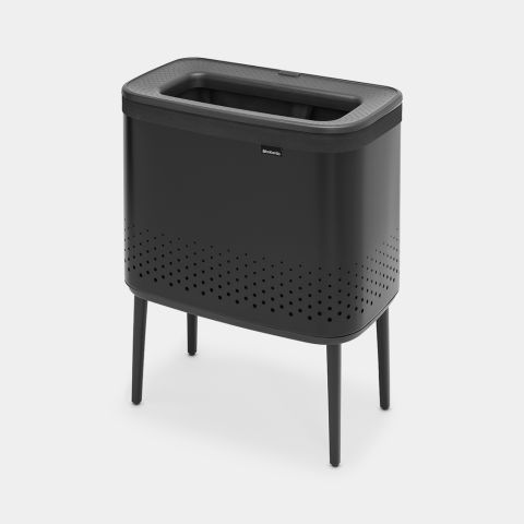 Bo Wasbox, 60 liter, kunststof deksel - Matt Black
