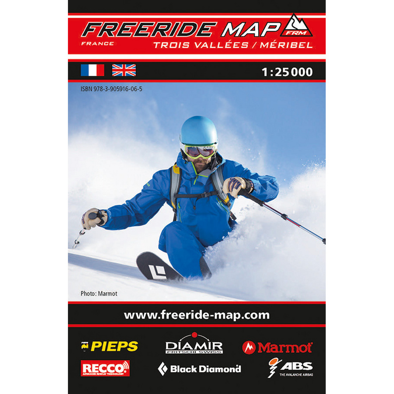 Freeride Map Trois Vallées / Méribel - Ski