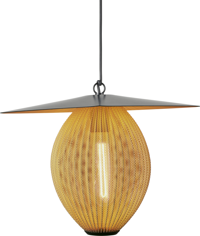 Gubi Satellite hanglamp buiten Ø27 cream white semi matt