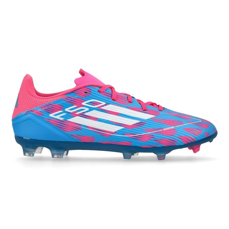 adidas F50 League FG/AG Reemergence - Bleu/Blanc/Rose