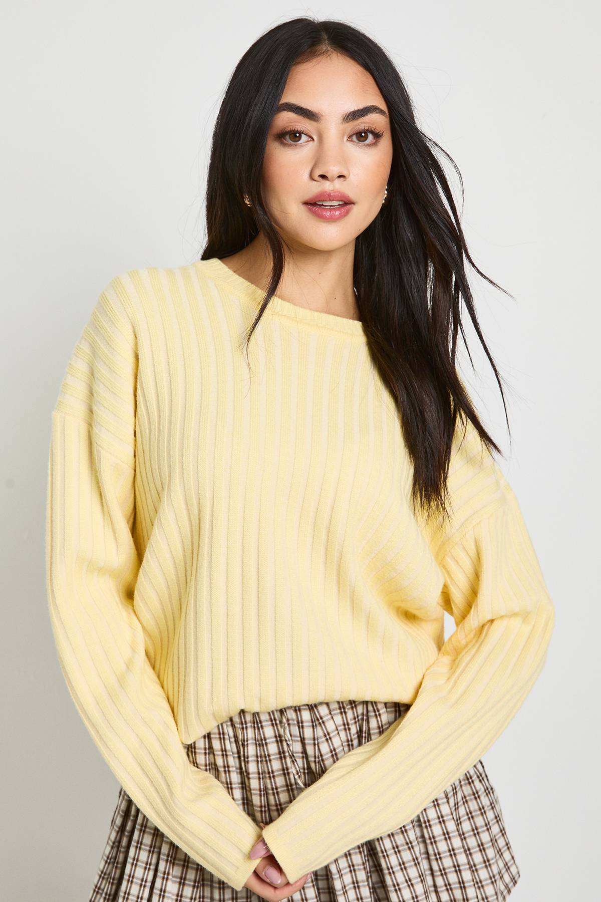 boohoo synthétiquell Oversize Rayé en Maille