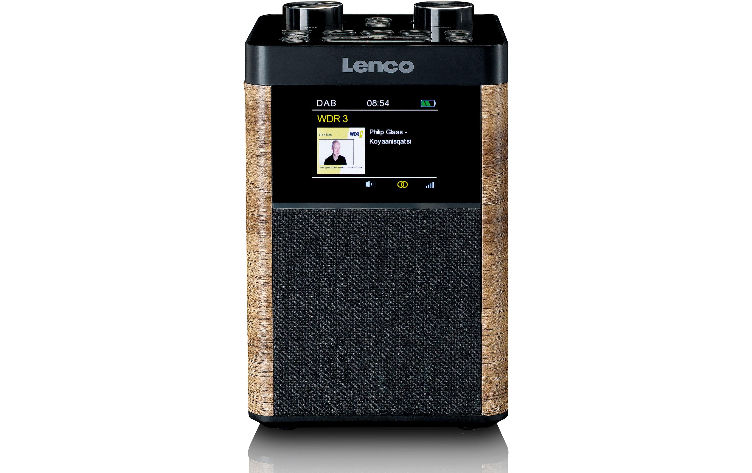 DAB+ Radio PDR-060WD Schwarz/Weiss<br>DAB+-Radio mit Bluetooth und Akkubetrieb