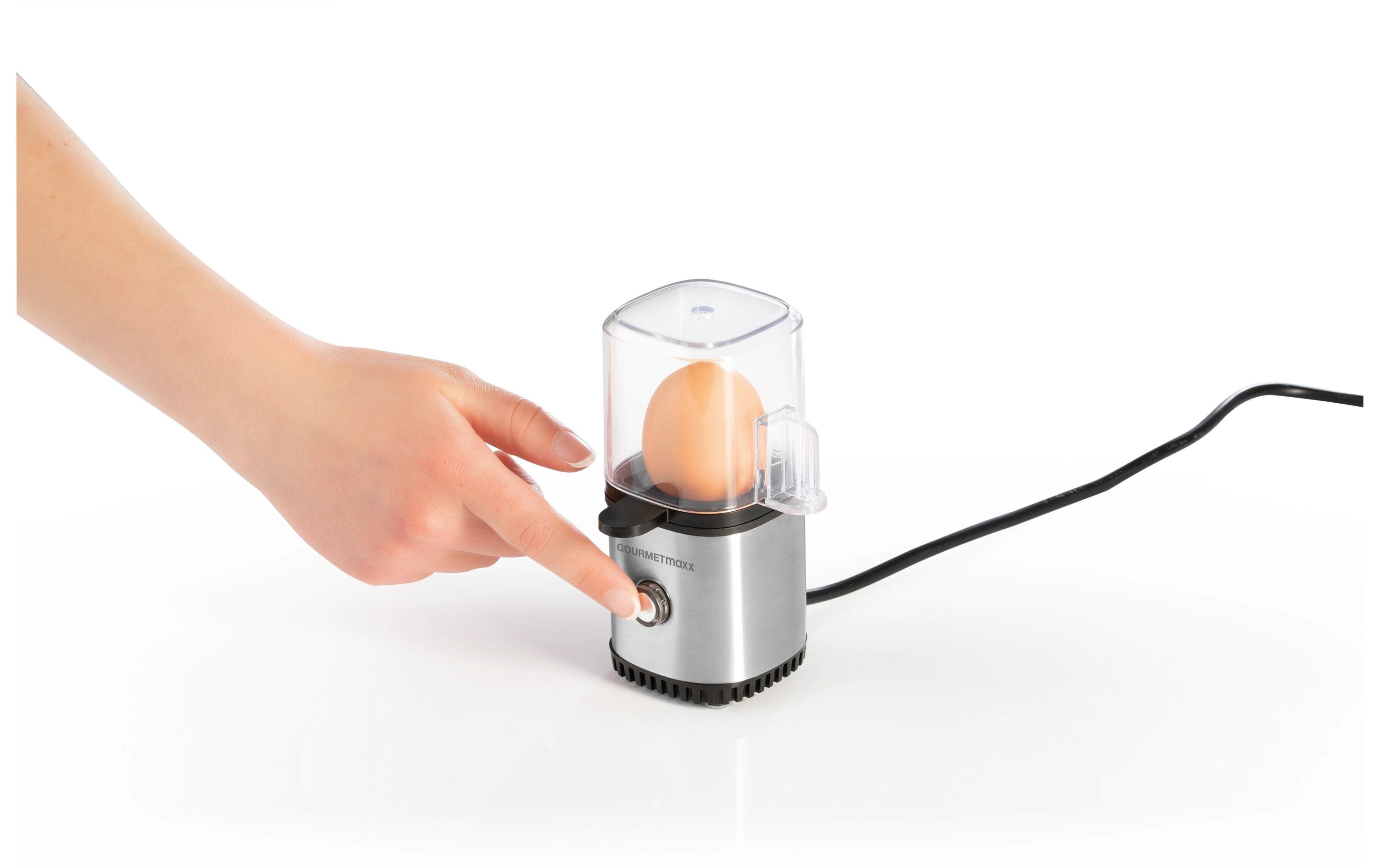 Eierkocher 1, Schwarz/SilberEierkocher mit 70 W Leistung