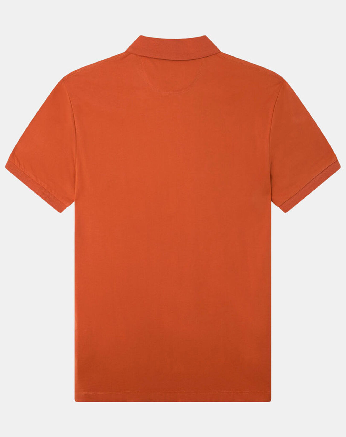 Hackett London Polo en Jersey Regular Fit uni Smart orange moyen