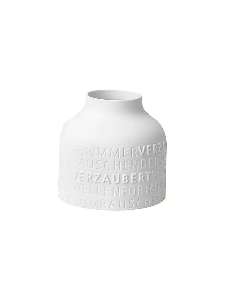 RAEDER Vase FÜR IMMER VERZAUBERT 17,5x17cm Weiss weiss